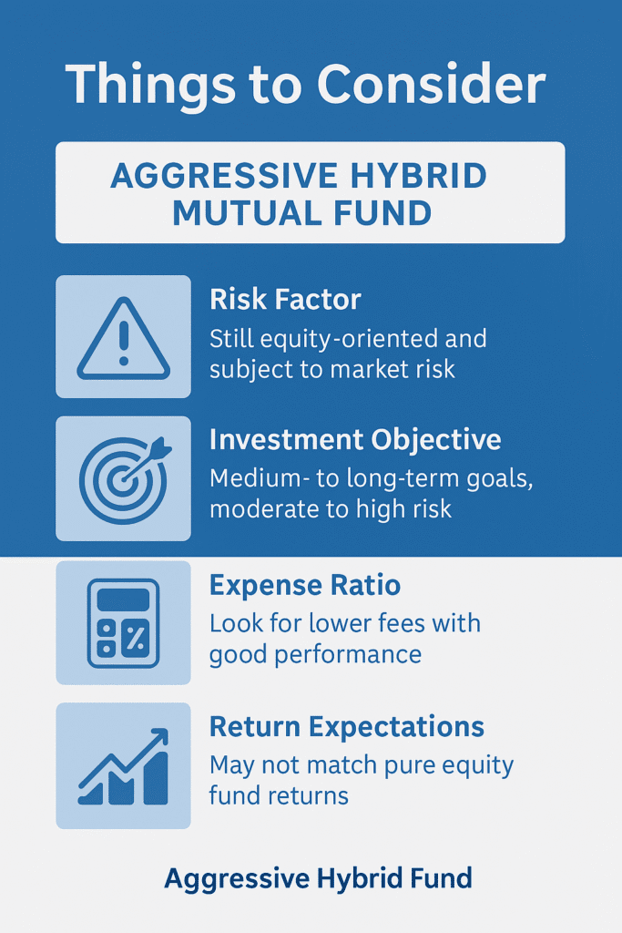 Key factors to consider in Aggressive Hybrid Mutual Fund.