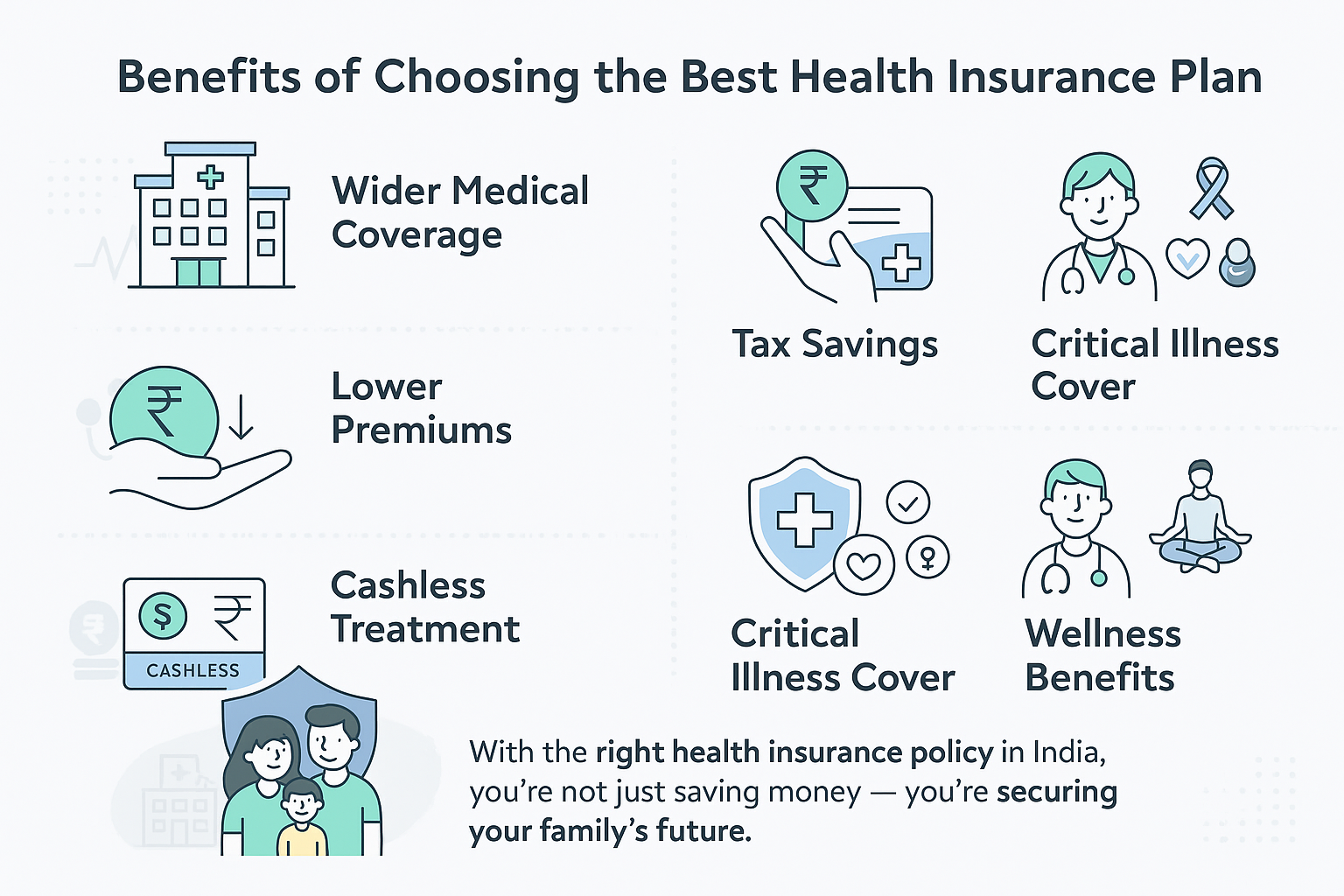Benefits of Buying the Right Health Insurance Policy in India