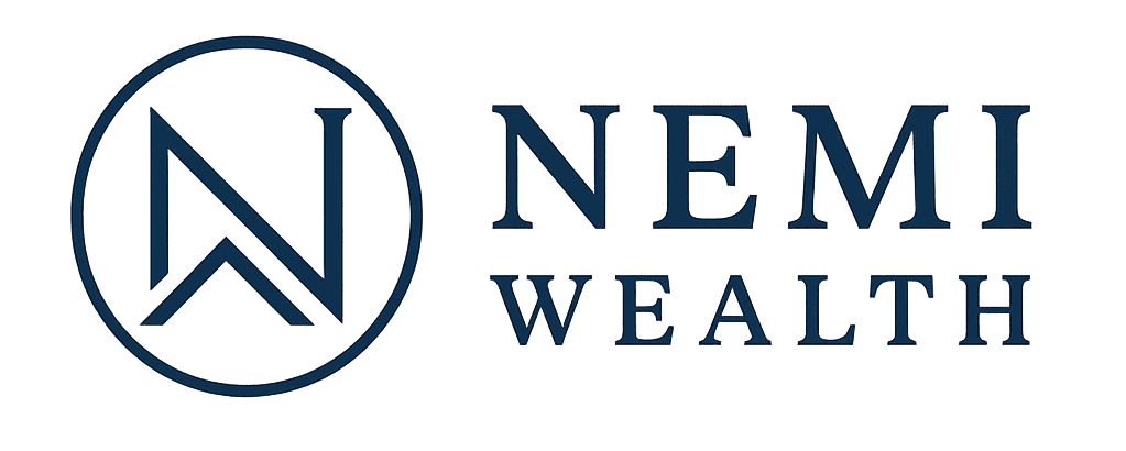 Nemi Wealth logo horizontal dark