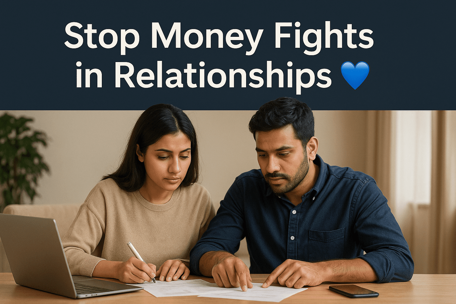Couples budgeting, avoid money fights in relationships, money management for couples, couples money habits, budgeting mistakes couples make, how couples can budget, Indian couple planning finances together to avoid money fights