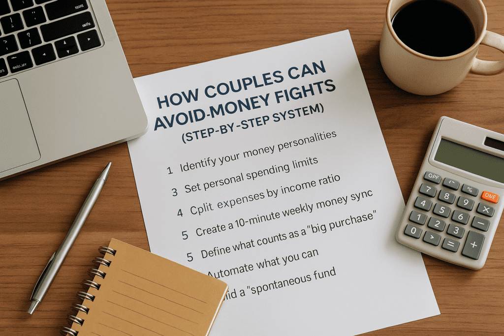 couples budgeting, avoid money fights in relationships, money management for couples, couples money habits, budgeting mistakes couples make, how couples can budget, Indian couple planning finances together to avoid money fights