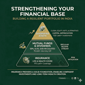 Strategic allocation of Dividend Paying Indian Stocks within a wealth pyramid