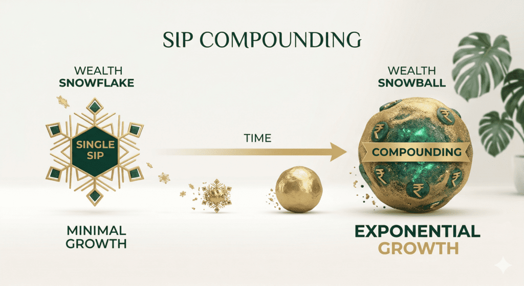 The Compounding Effect in SIP for beginners. SIP Calculator, Step-up SIP Calculator, SIP Calculator with Inflation, Lumpsum vs SIP Calculator, Monthly Investment Calculator, SIP Calculator for 1 Crore, SIP Formula, ompounding Effect in SIP, Expected Rate of Return for Mutual Funds